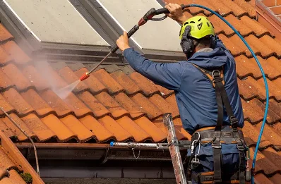 Démoussage et hydrofuge de toiture au Lonzac